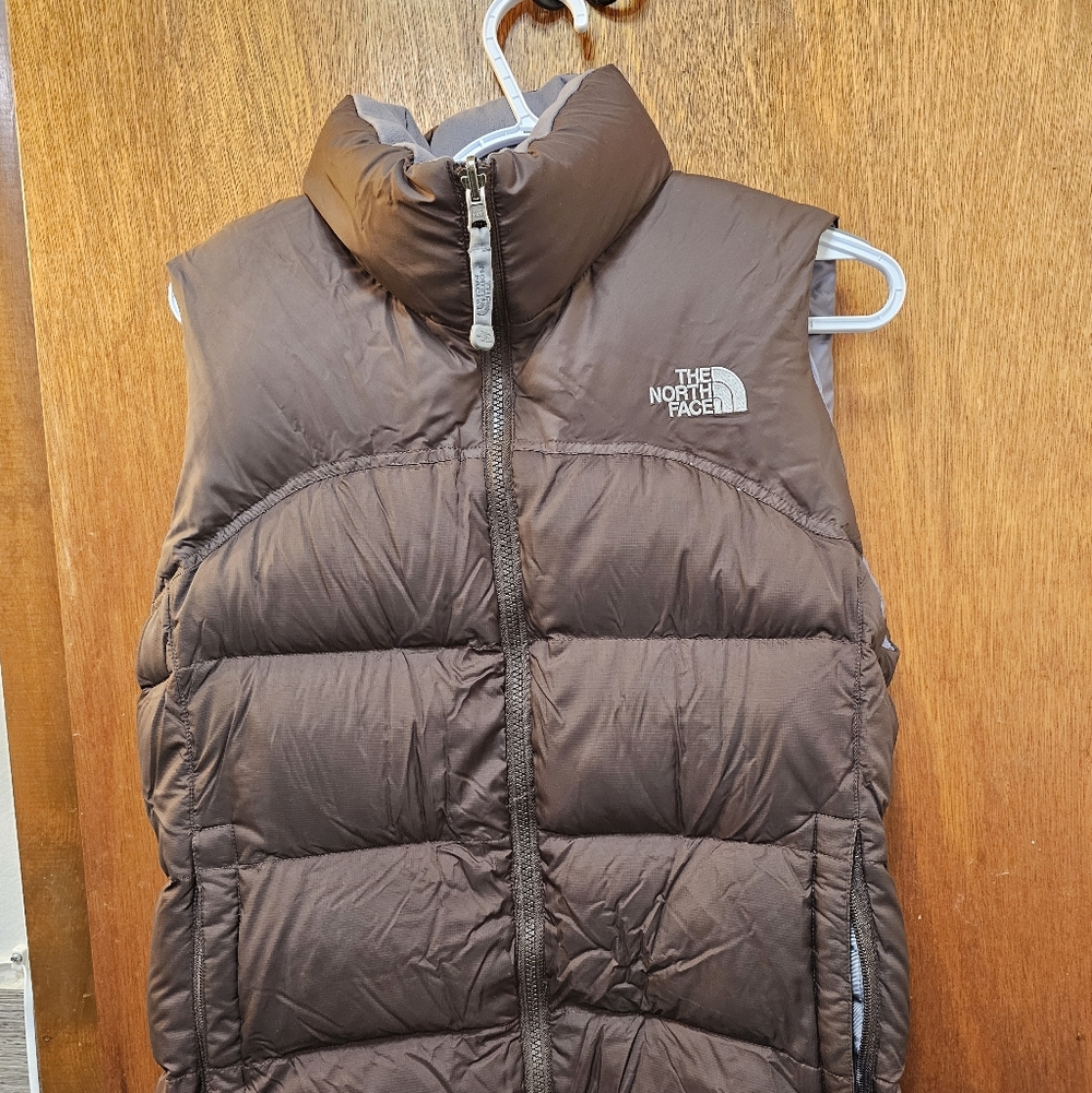 The North Face Brown Puffer Vest